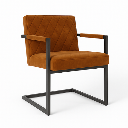 Scaun catifea GRI | model BADSAAL SALINO