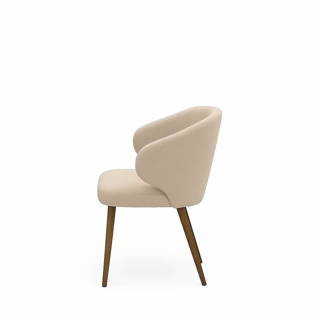 Scaun catifea GALBENA | model CAPRICE