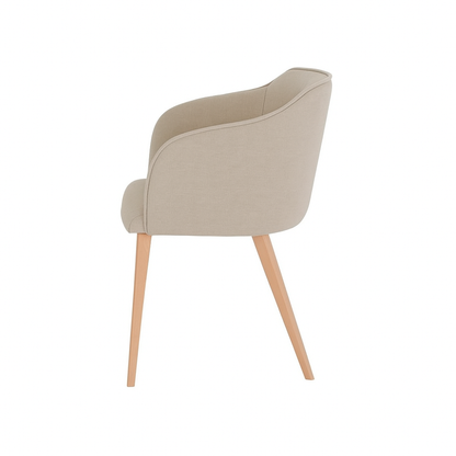 Scaun catifea GALBENA | model CROCO