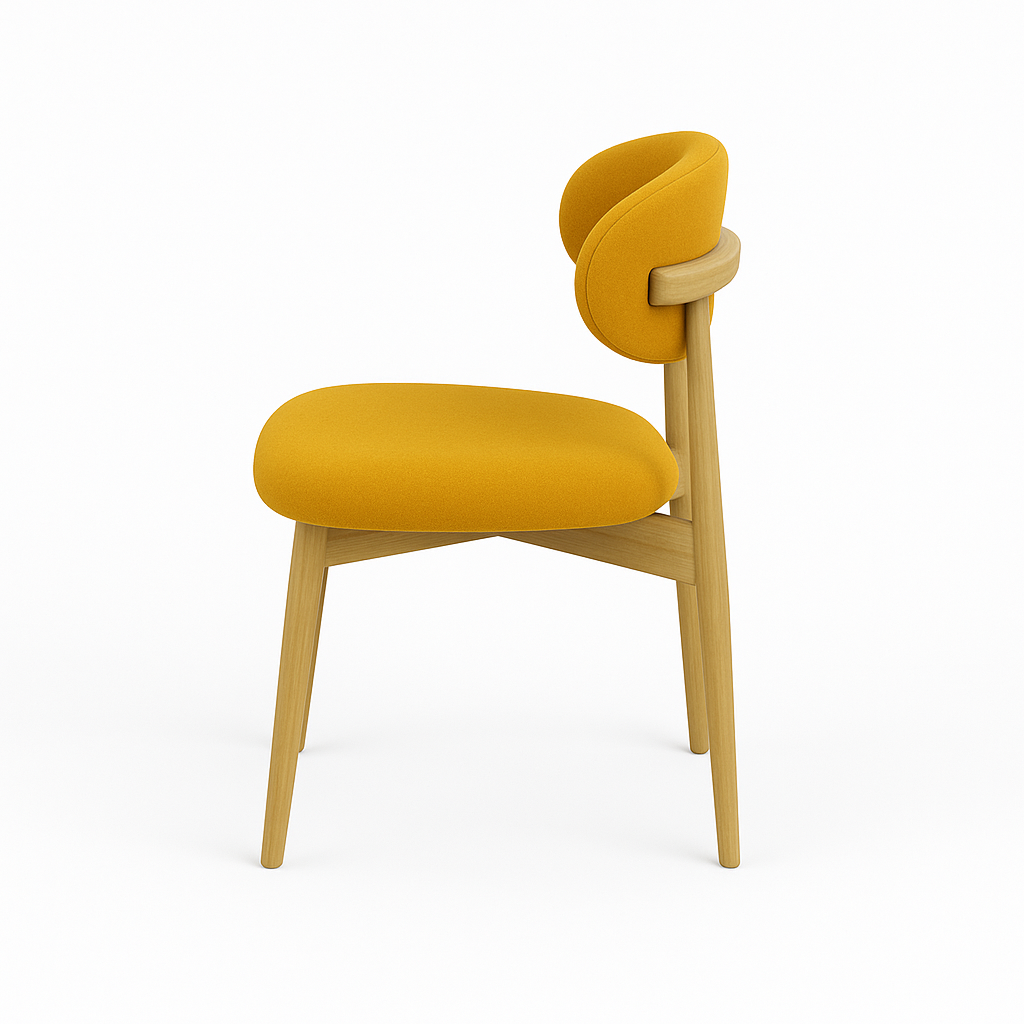 Scaun catifea ROZ | model MELISSA