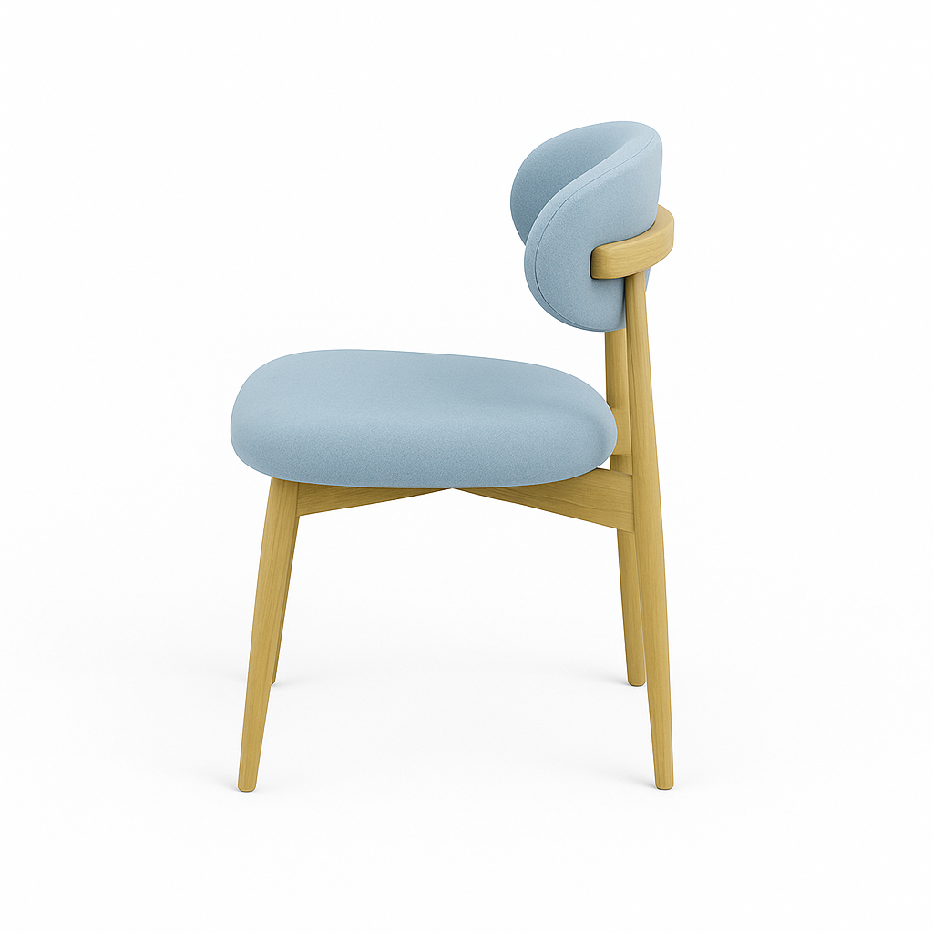 Scaun catifea GALBENA | model MELISSA