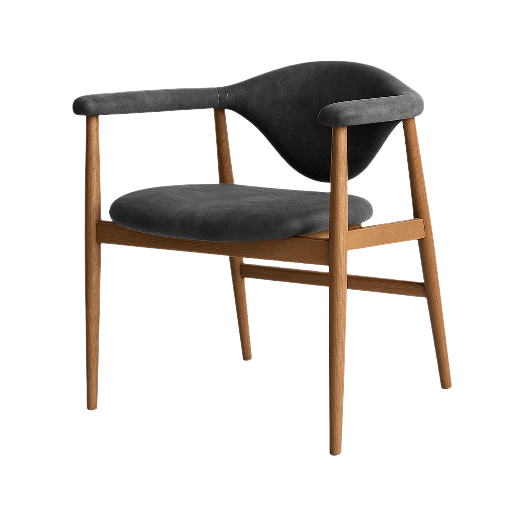 Scaun catifea VERDE | model MIRCEA