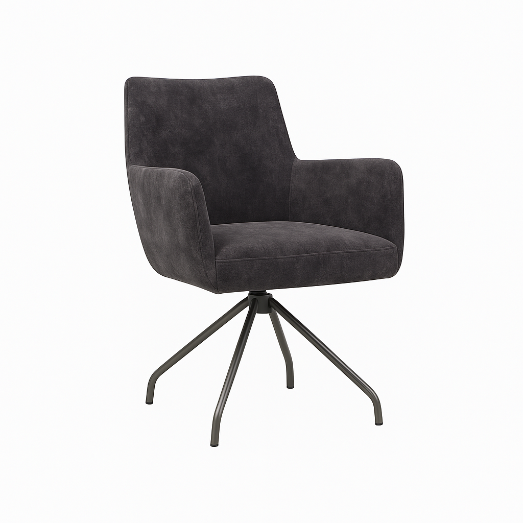 Scaun catifea GRI | model PISTA B