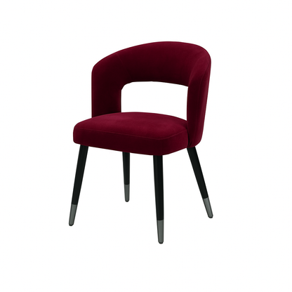 Scaun catifea GALBENA | model SANDY