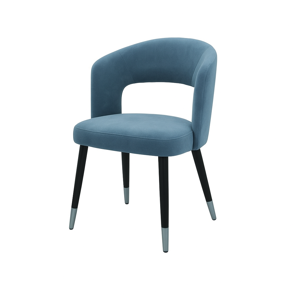 Scaun catifea ROZ | model SANDY