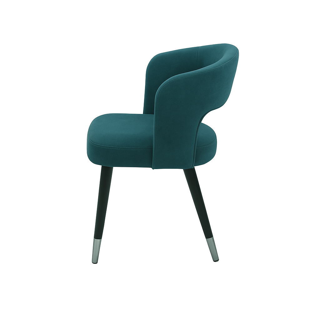 Scaun catifea VERDE | model SANDY