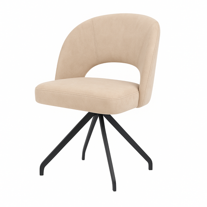 Scaun catifea VERDE | model ZANCA