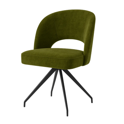 Scaun catifea GRI | model ZANCA