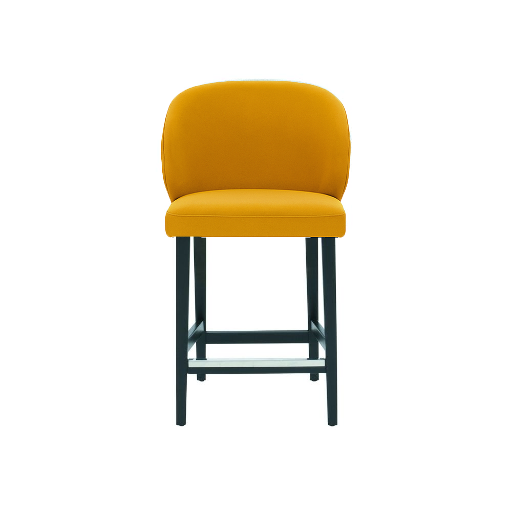 Scaun de bar catifea BEJ | model CAPRICE