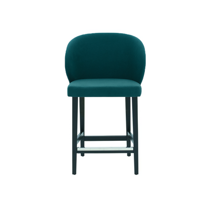 Scaun de bar catifea TURCOAZ | model CAPRICE