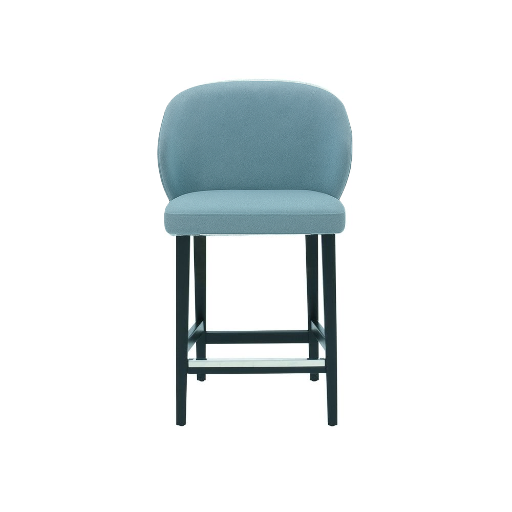 Scaun de bar catifea BEJ | model CAPRICE