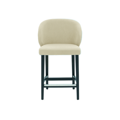 Scaun de bar catifea TURCOAZ | model CAPRICE