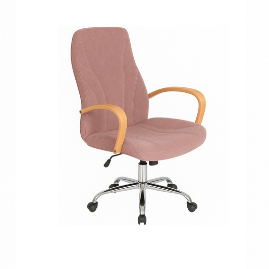 Scaun de birou catifea ROZ | model BETA P