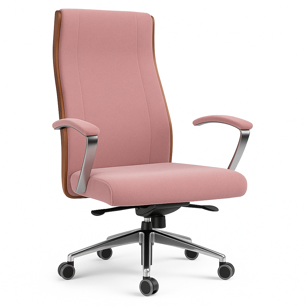 Scaun birou catifea ROZ | model BOSS P