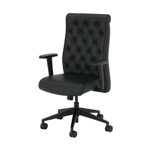 Scaun piele naturala NEAGRA | model ACTIVE