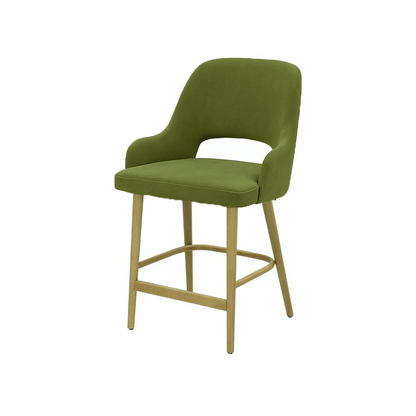 Scaun insula catifea VERDE | model HUGO