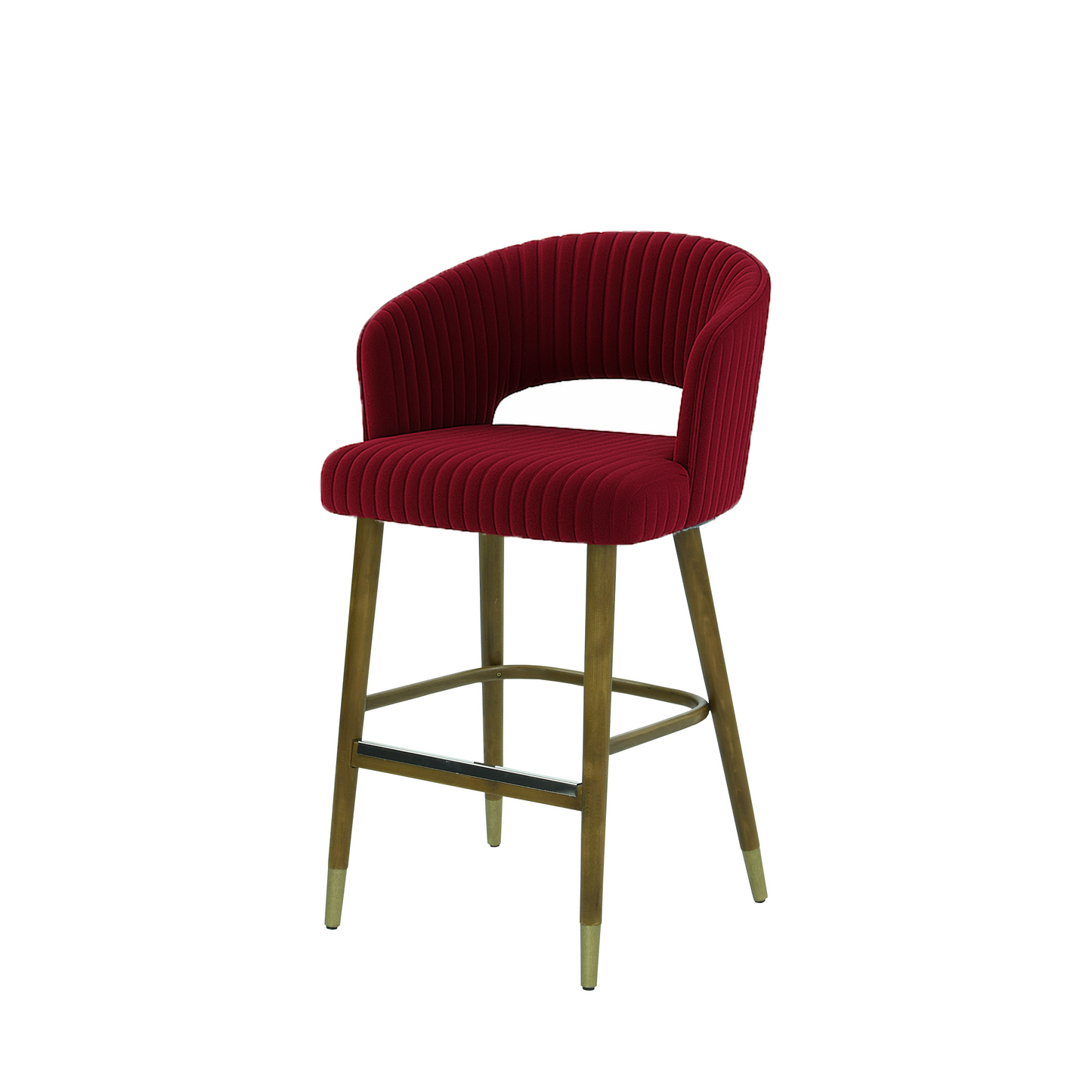 Scaun insula catifea GALBENA | model THOMAS