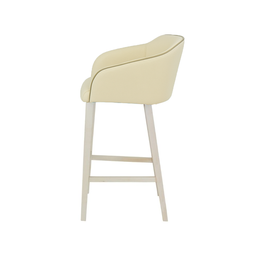 Scaun bar piele ROSIE | model CROCO