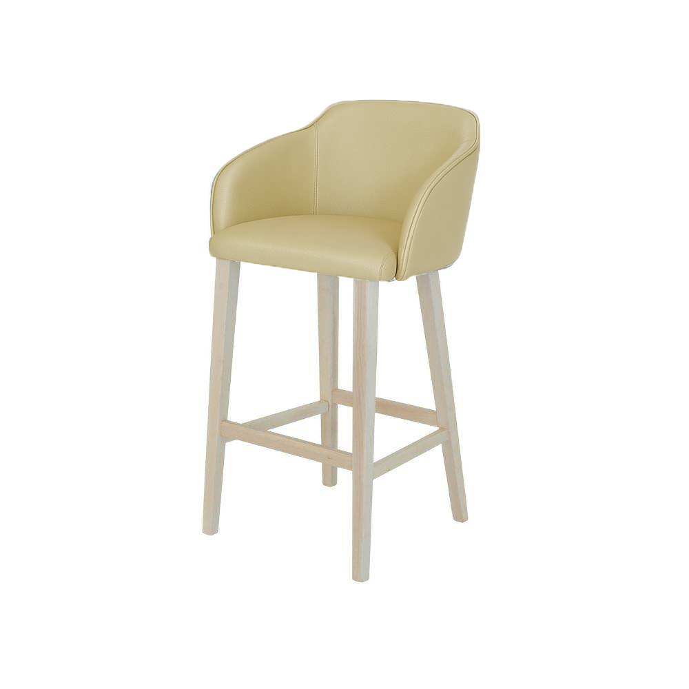 Scaun bar piele naturala MARO | model CROCO