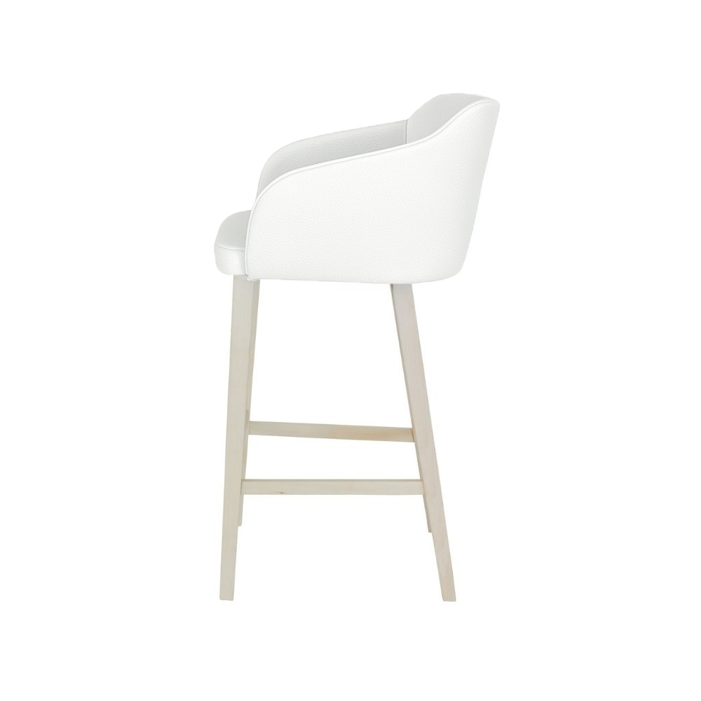 Scaun bar piele ALBA | model CROCO