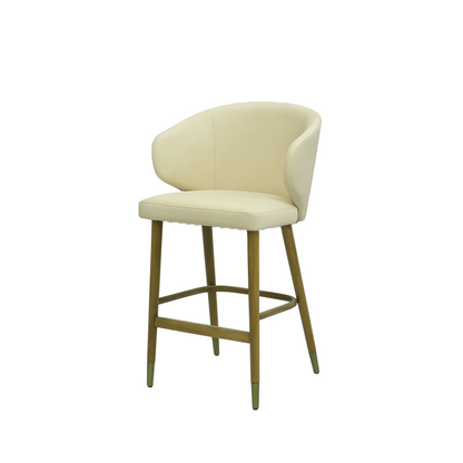 Scaun insula piele naturala VERDE | model CAPRICE