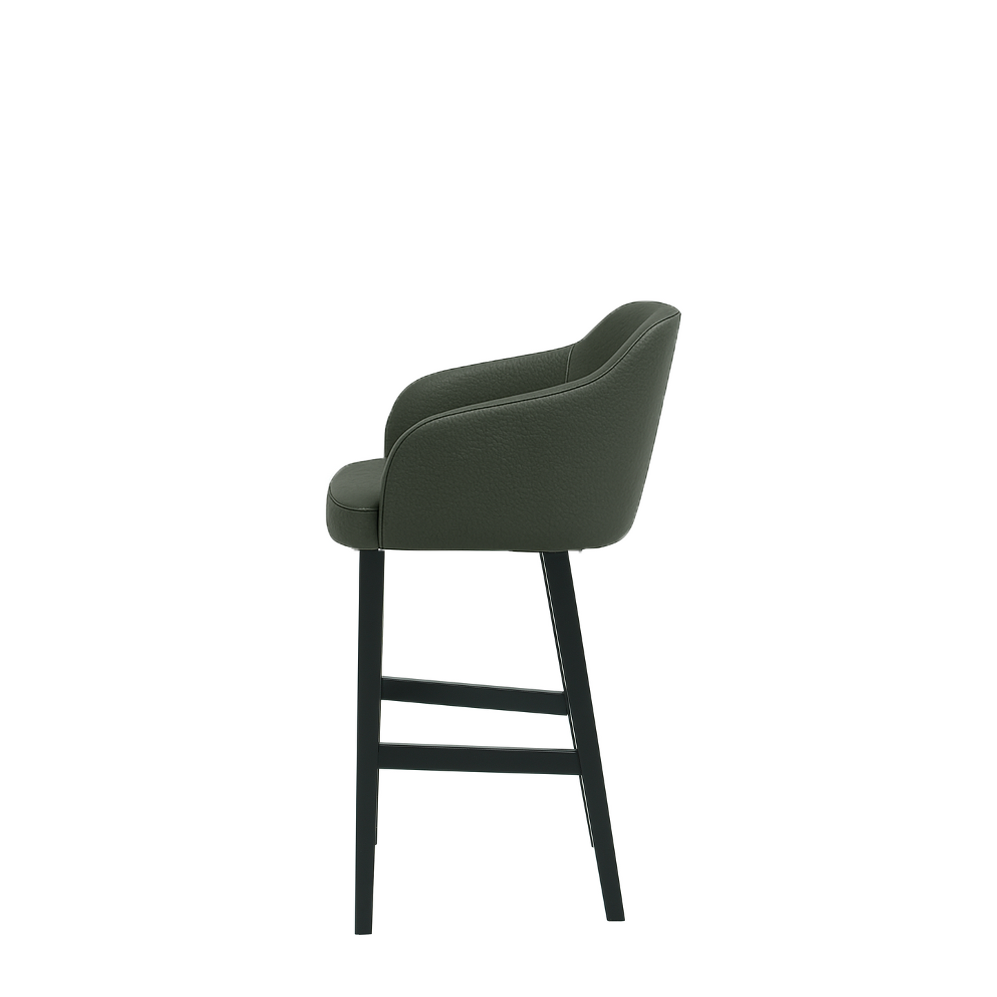 Scaun insula piele VERDE | model CROCO