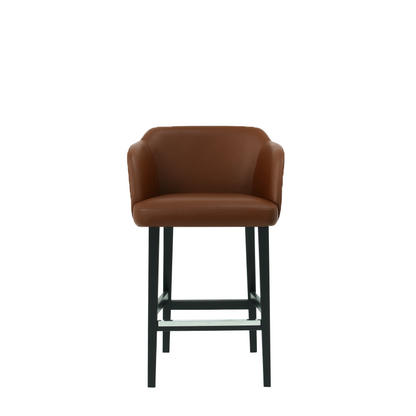 Scaun insula piele naturala BEJ | model CROCO