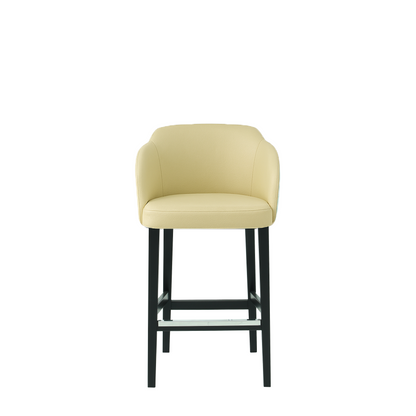 Scaun insula piele naturala BEJ | model CROCO