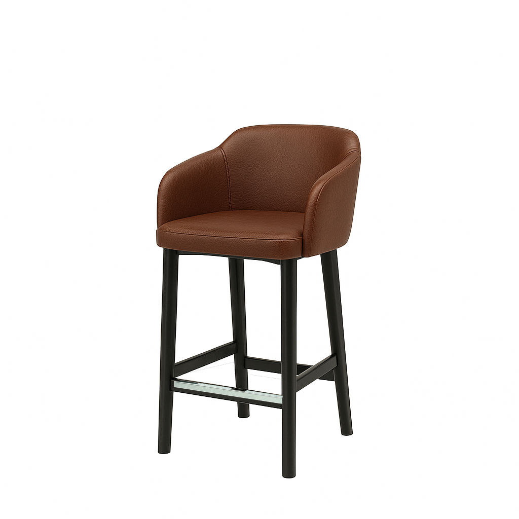 Scaun insula piele VERDE | model CROCO