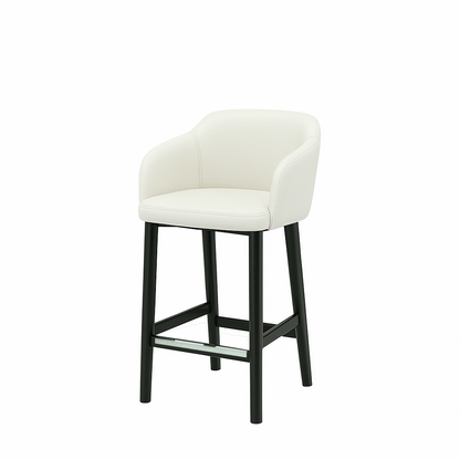 Scaun insula piele naturala BEJ | model CROCO