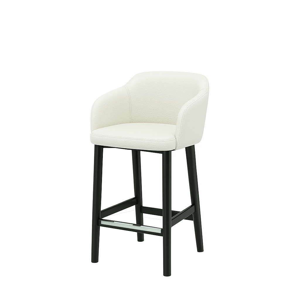 Scaun insula piele GALBENA | model CROCO