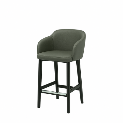 Scaun insula piele naturala BEJ | model CROCO