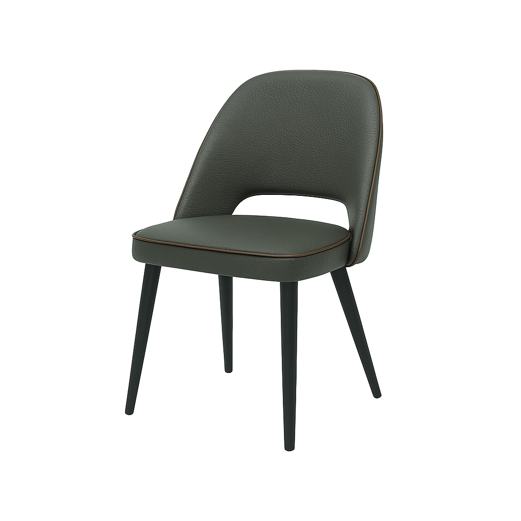 Scaun piele VERDE | model GABE