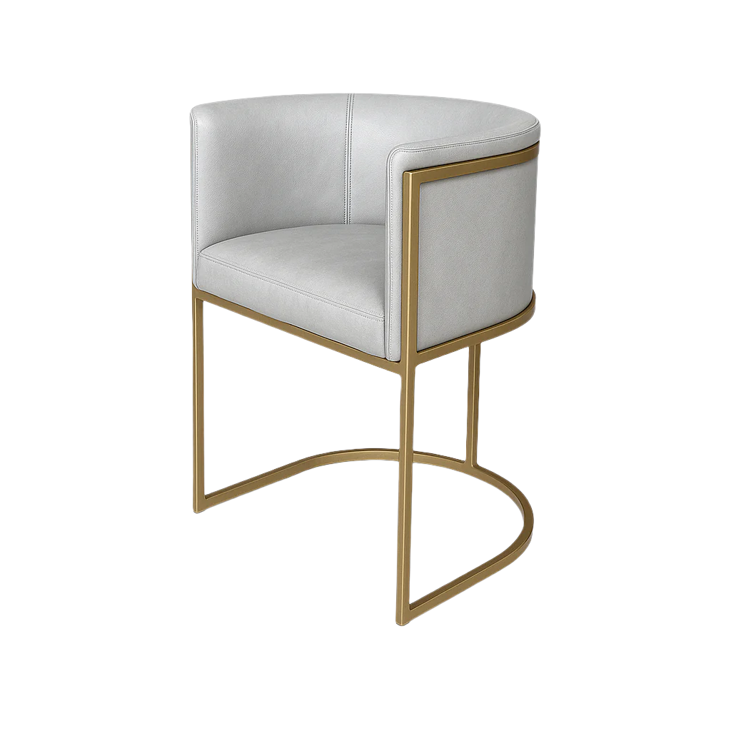 Scaun piele GRI | model ENRI