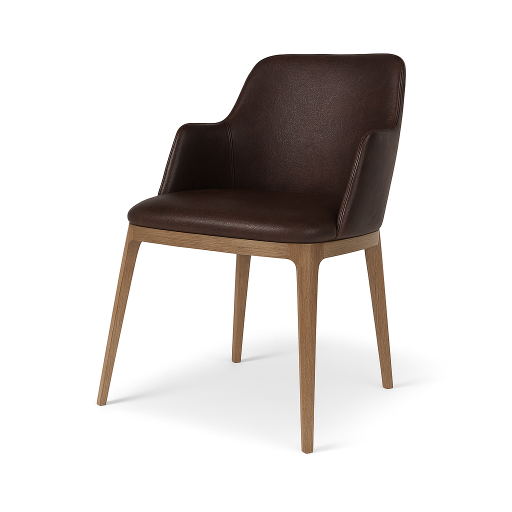 Scaun piele MARO INCHIS | model VIVI